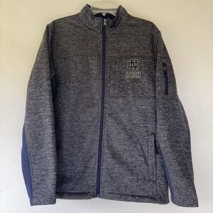 Notre Dame Fighting Irish Men's Medium Full Zip Jacket Embroidered Logo